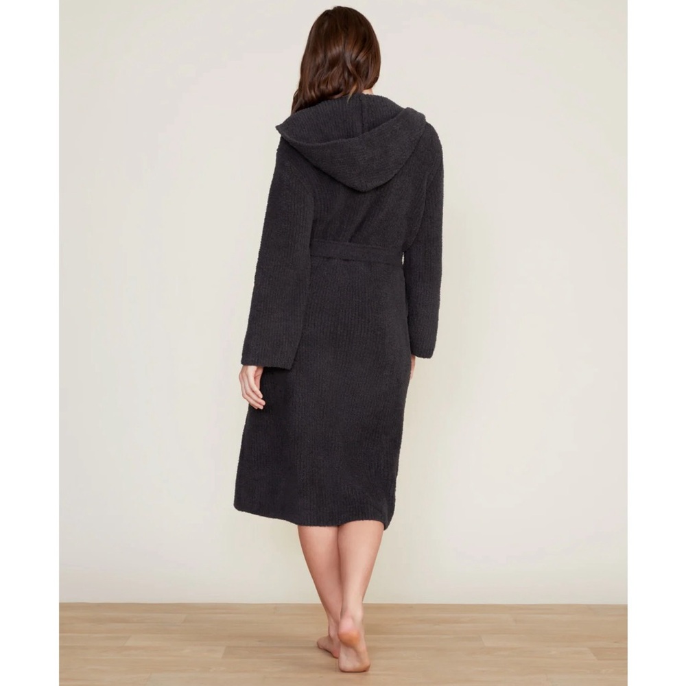 CozyChic Ribbed Hooded Robe - Picture 2 of 7